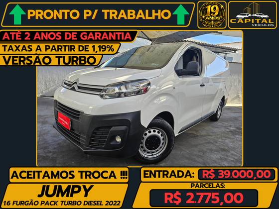 CITROËN JUMPY 1.6 BLUEHDI DIESEL FURGÃO PACK MANUAL